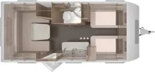 Grundriss Tag Knaus Südwind 500 EU Klima