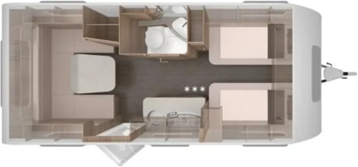 Grundriss Tag Knaus Südwind 500 EU Klima