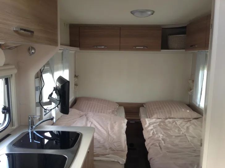 Grundriss Nacht Dethleffs c' joy 460 LE Gut gepflegt