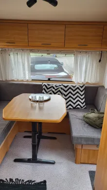 Grundriss Nacht Knaus Eurostar 450 TF Reisefertig, sehr gepflegt, HU