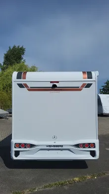 Frontal Hinten Weinsberg CaraCompact EDITION PEPPER 640 MEG Suite Hot Pepper & Licht Paket