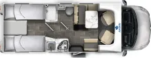 Grundriss Tag Ahorn Camp Camp ACT 690 Black Edition Solar / 5 Sitzplatz