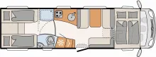 Grundriss Tag Dethleffs Globetrotter XXL A 9000-2