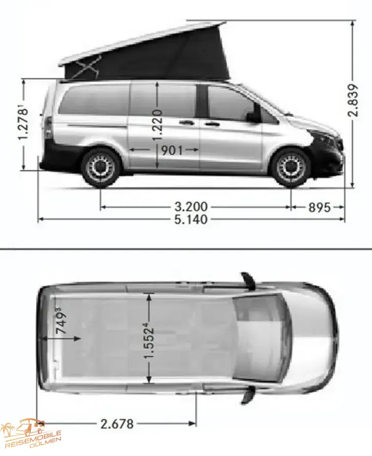 Fahrzeugbild Mercedes-Benz Marco Polo Leder Navi RFK Markise AHK #1