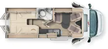 Grundriss Tag Malibu Van charming GT skyview 640 LE RB 180PS/Klima/Aufbau-Paket/AHK/TV/Markise