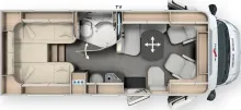 Grundriss Tag Malibu T 430 KB LE lightweight Fiat