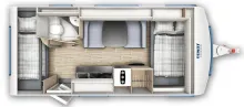 Grundriss Tag Fendt Apero 495 SKM mit Mover