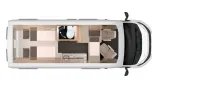 Grundriss Nacht Knaus BoxTime 600 ME