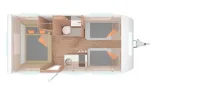 Grundriss Nacht Weinsberg CaraLife 470 EU