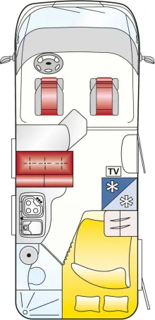 Grundriss Tag LMC Explorer I 595 Compact