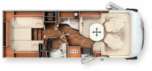 Grundriss Tag Carthago chic c-line I 4.8 LE