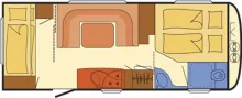 Grundriss Tag Dethleffs Camper 560 SK