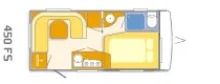 Grundriss Tag Wilk S3 (Safari) 450 FS