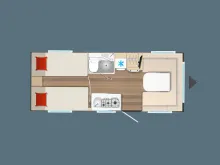 Grundriss Tag Bürstner Averso 535 TL