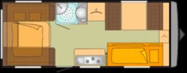 Tagesgrundriss Bürstner Averso Plus 510 TK