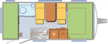 Grundriss Tag TEC Tour 520 GK