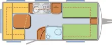 Grundriss Tag TEC Travel King 535 TE Nr. 20 - EB oder DB, RSG