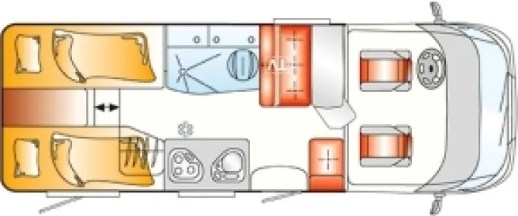 Grundriss Tag LMC Breezer V 643 G